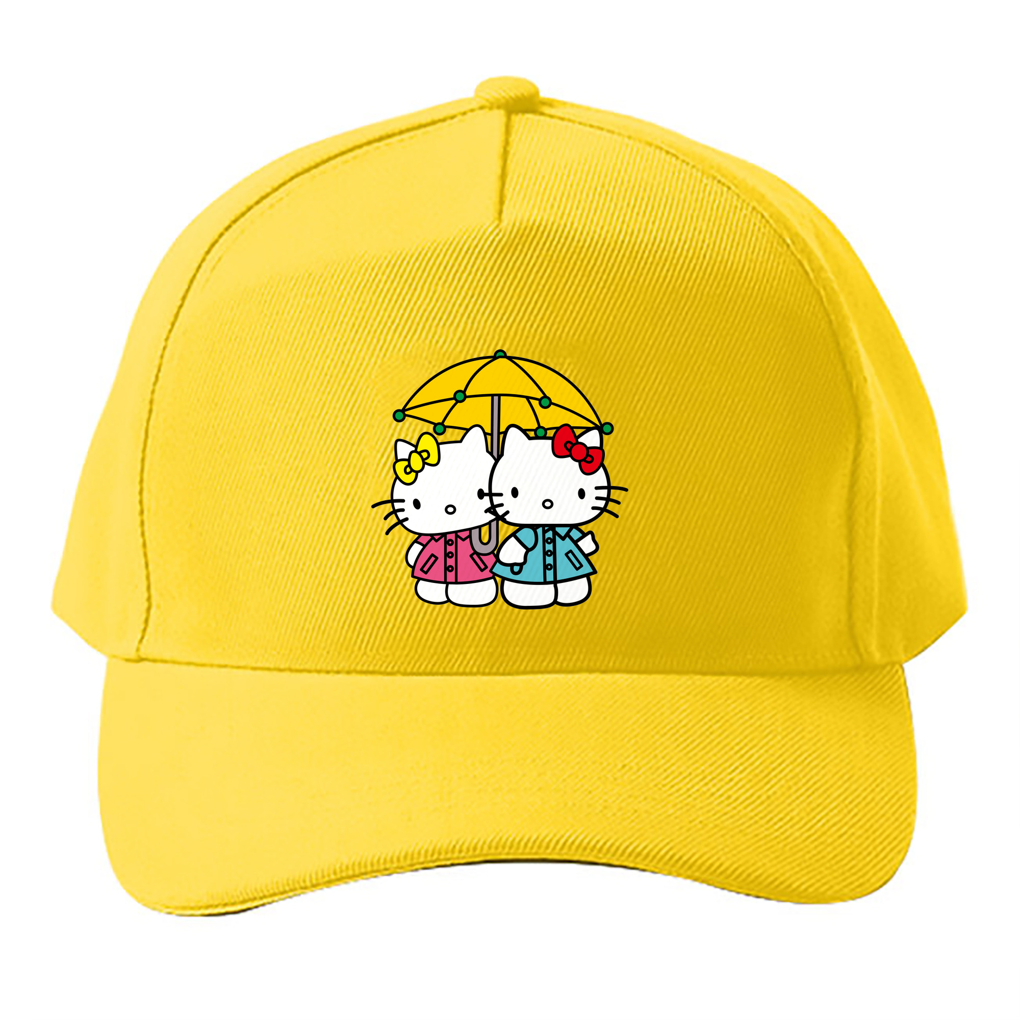 （画像用） Hello Kitty ハローキティ ベースボールキャップ 綿100％ 男女兼用 帽子 スポーツ